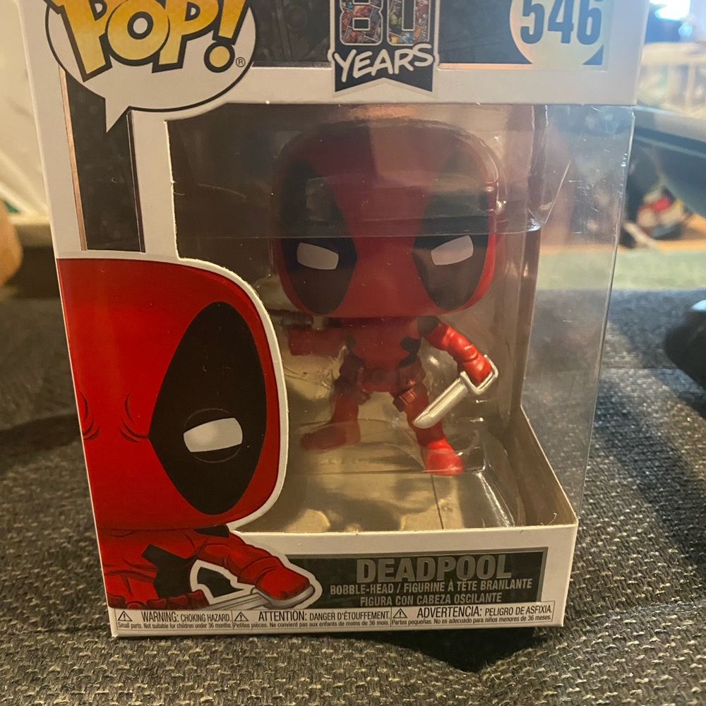 Funko Red and Black Deadpool Action Figure